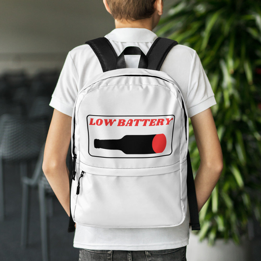 Low Battery Backpack