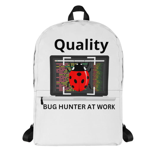 Bug Hunter At Work Backpack