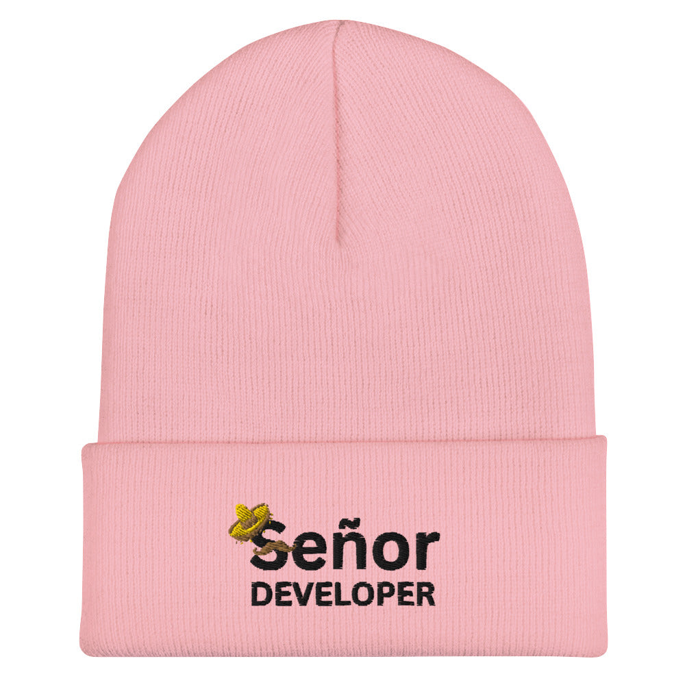 Señor Developer Cuffed Beanie - Light