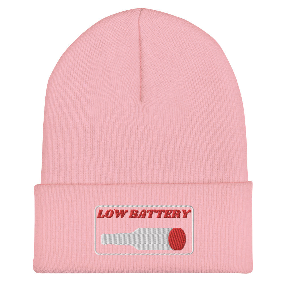 Low Battery Cuffed Beanie