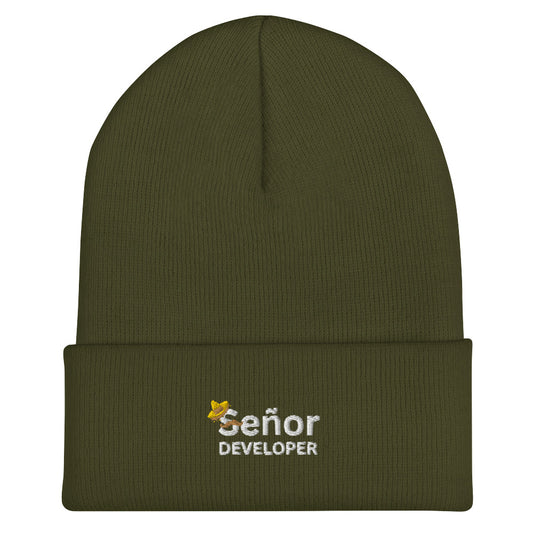 Señor Developer Cuffed Beanie