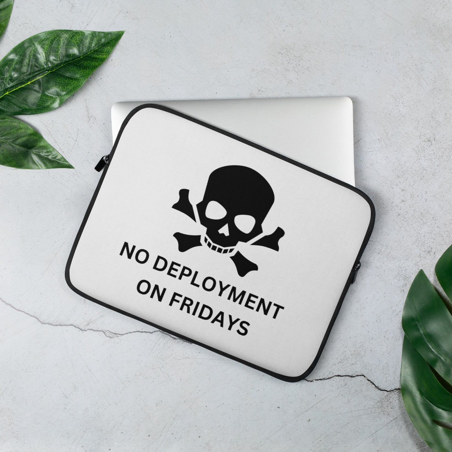 No Friday Deployments Laptop Sleeve