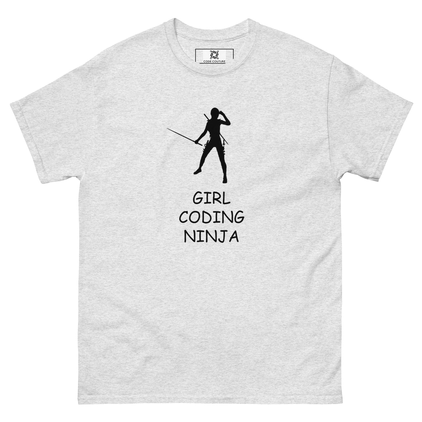 Girl Coding Ninja classic tee