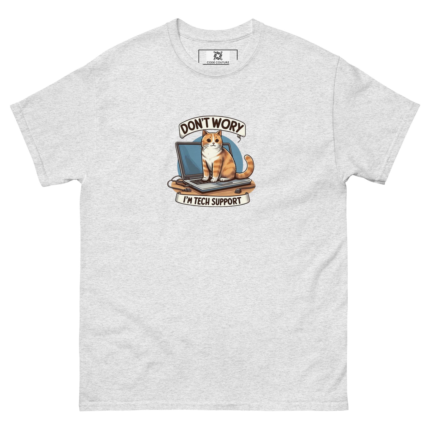 Kitty Tech Support tee