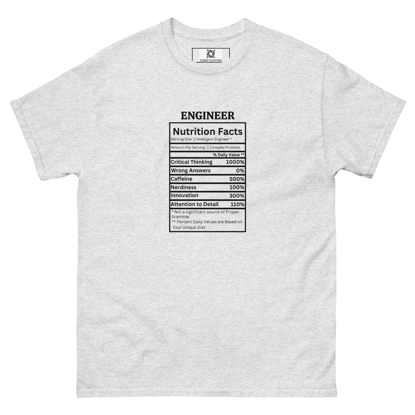 Nutrition Facts tee