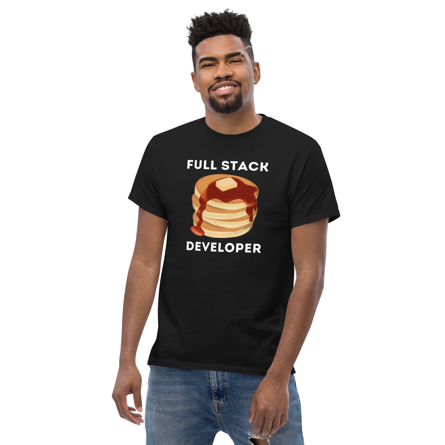 Full Stack Pancakes classic tee