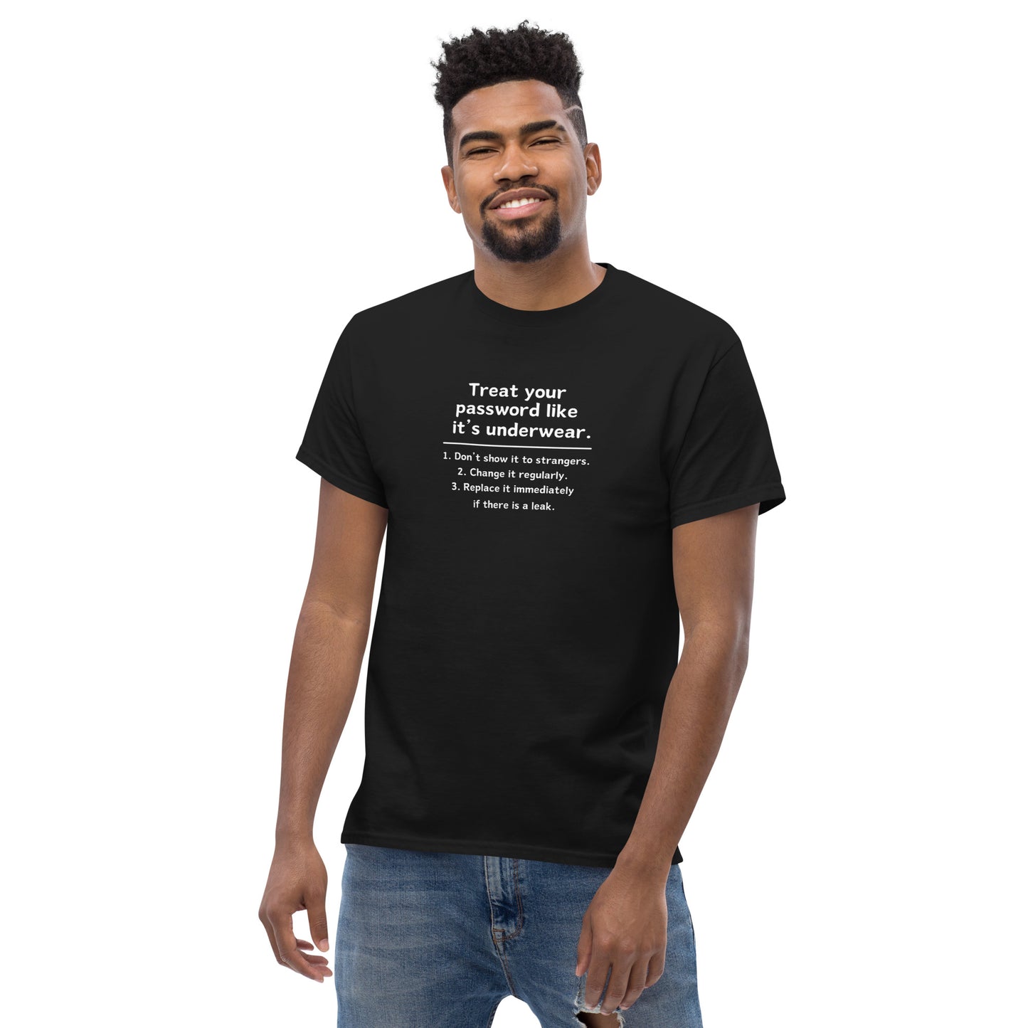 Password Rules tee - Dark