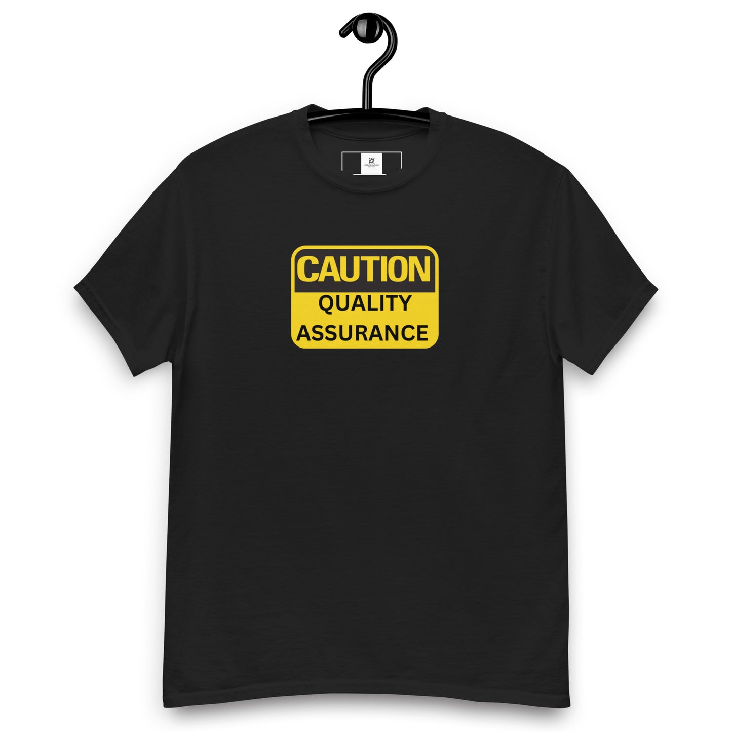 Caution - QA at Work - Dark