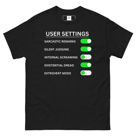 User Settings - Dark
