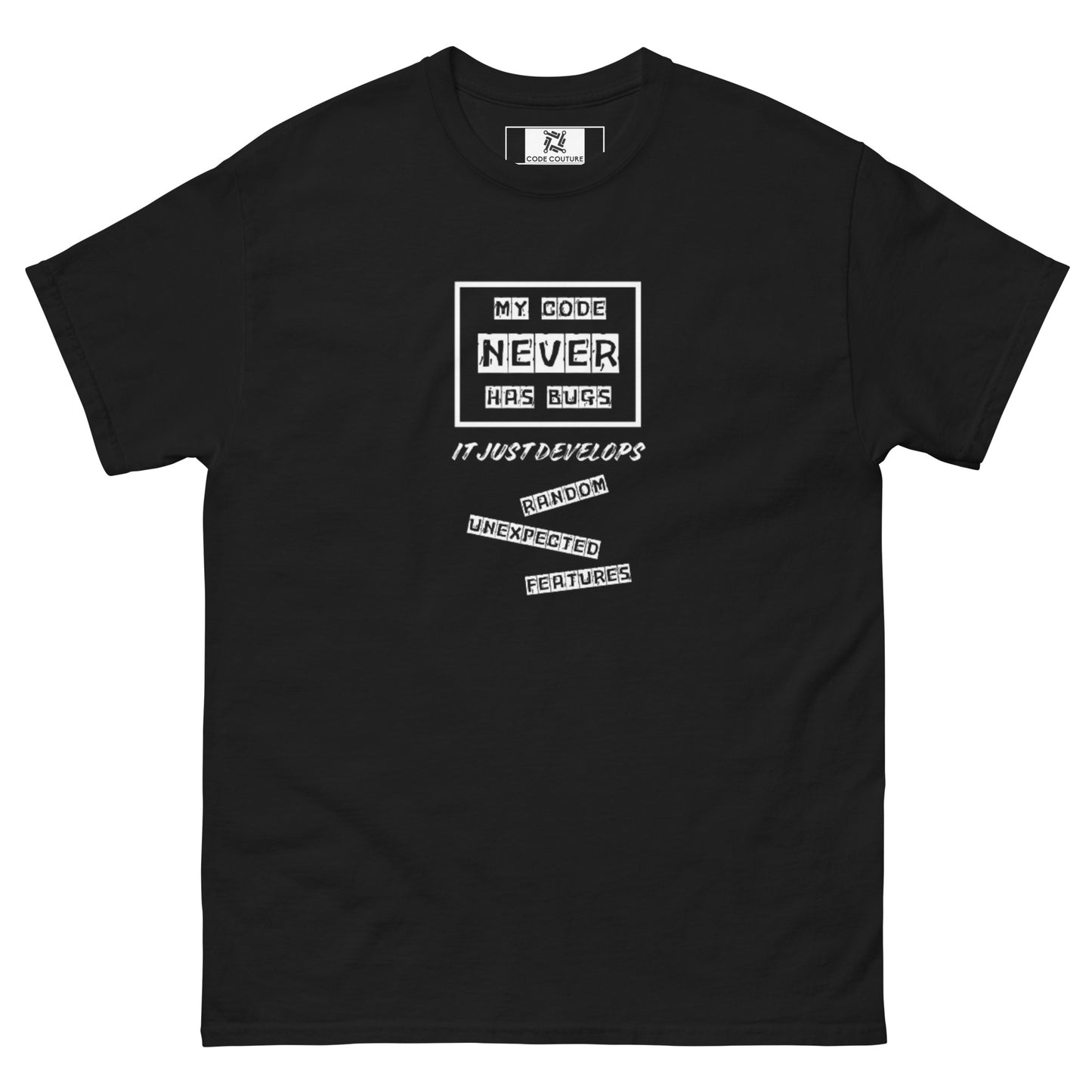 Unexpected Features tee - Dark