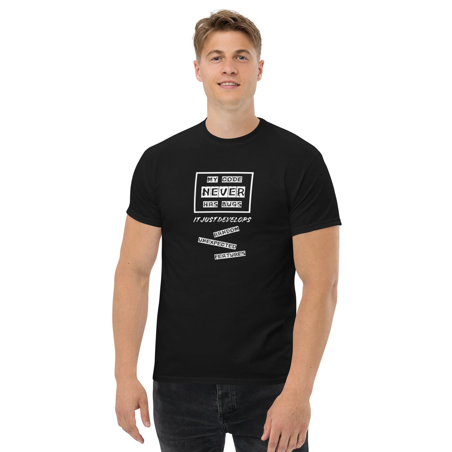 Unexpected Features tee - Dark