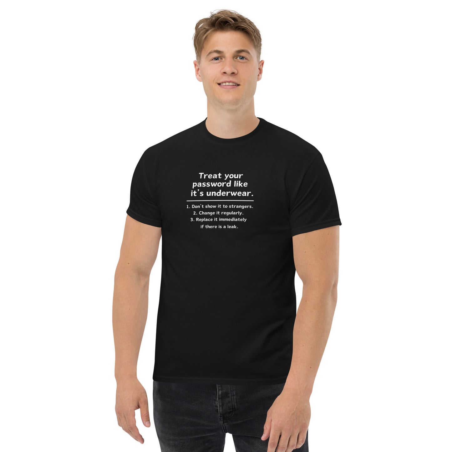 Password Rules tee - Dark