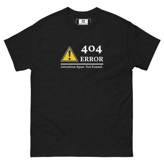 Error 404 tee - Dark