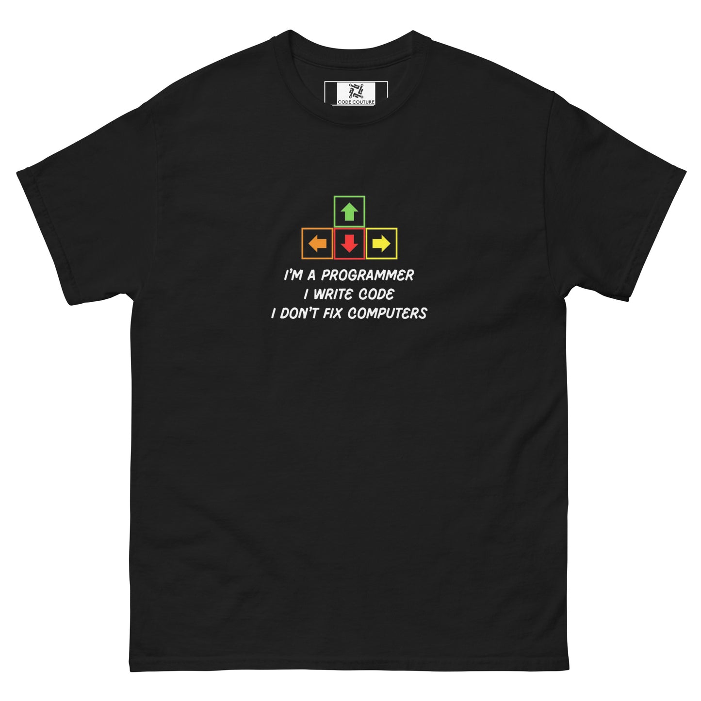 I Write Code tee - Dark