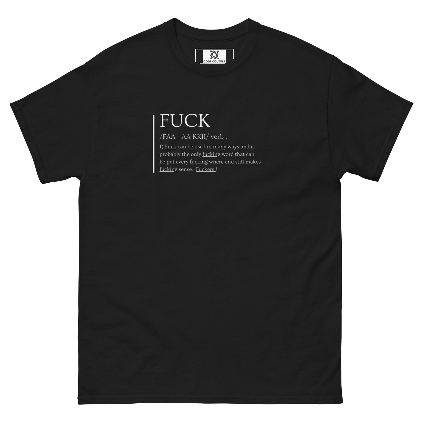 F#%K Definition tee - Dark