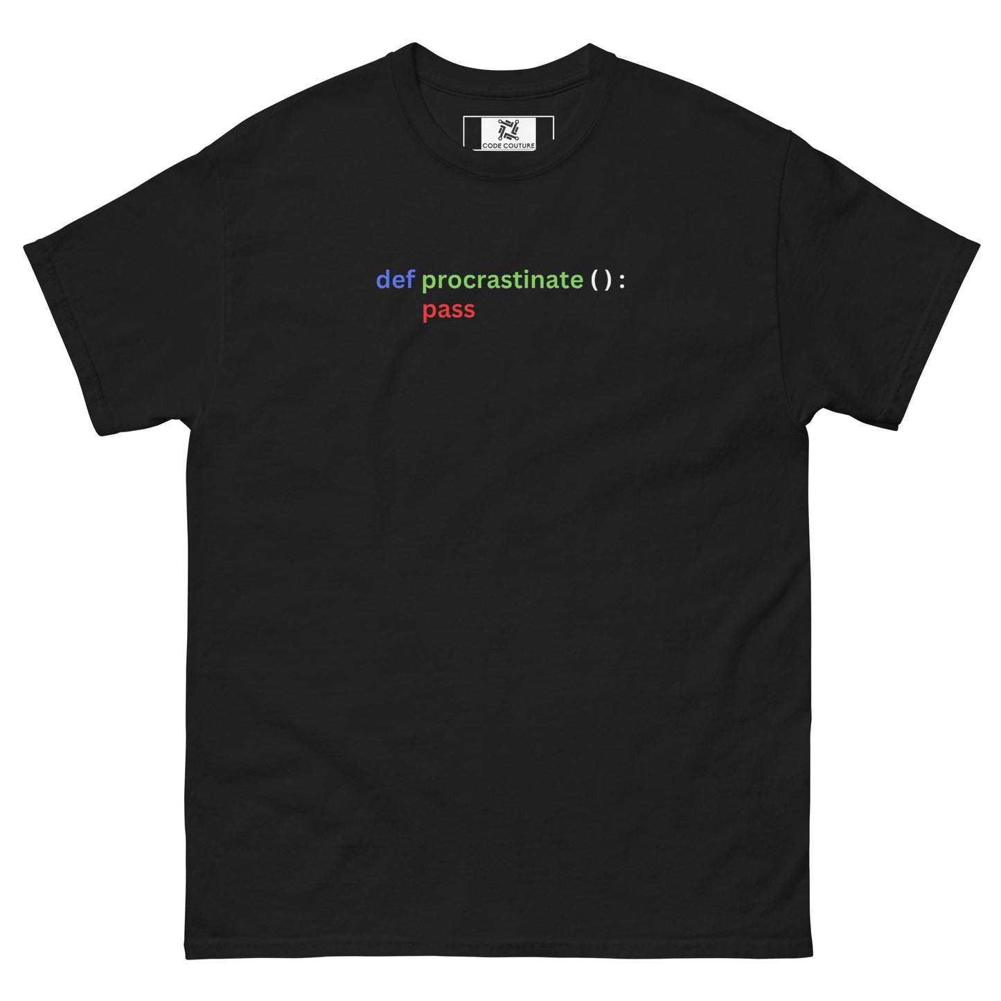 Procrastinate tee - Dark