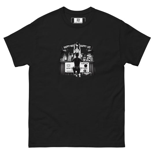 Happy Wife Happy Life tee - Dark