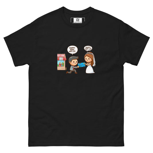 Happy Wife tee - Dark