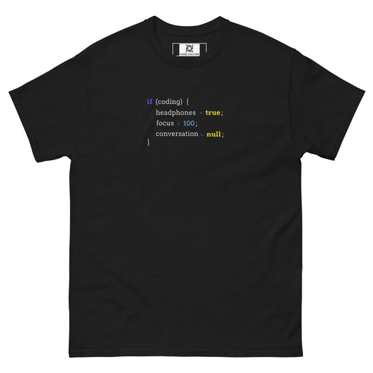 If Coding tee - Dark