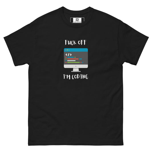 F Off I'm Coding tee - Dark