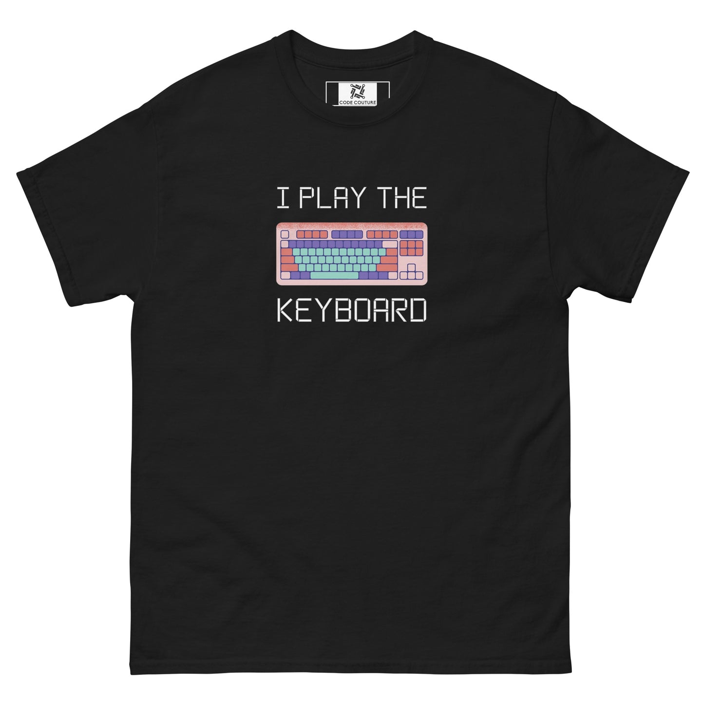 Play The Keyboard tee - Dark