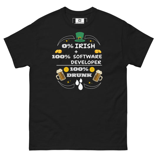 Drunk Developer classic tee - Black