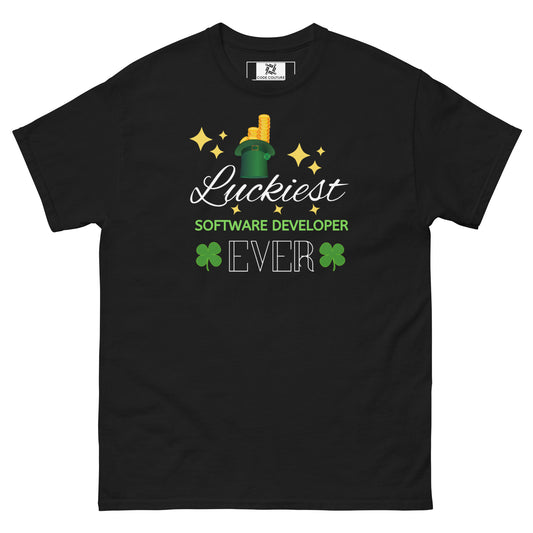 Luckiest Developer classic tee