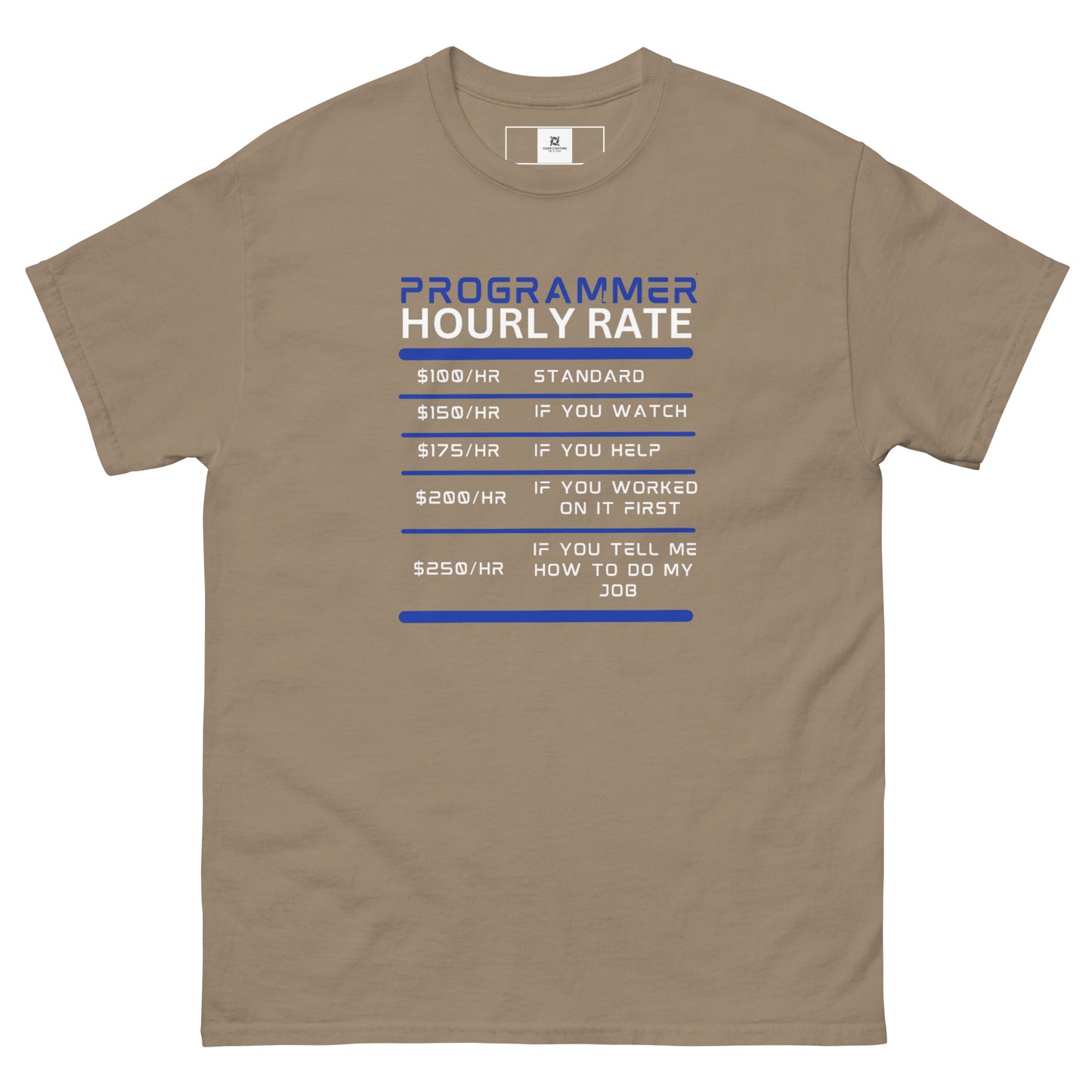 Programmer Hourly Rate - Dark
