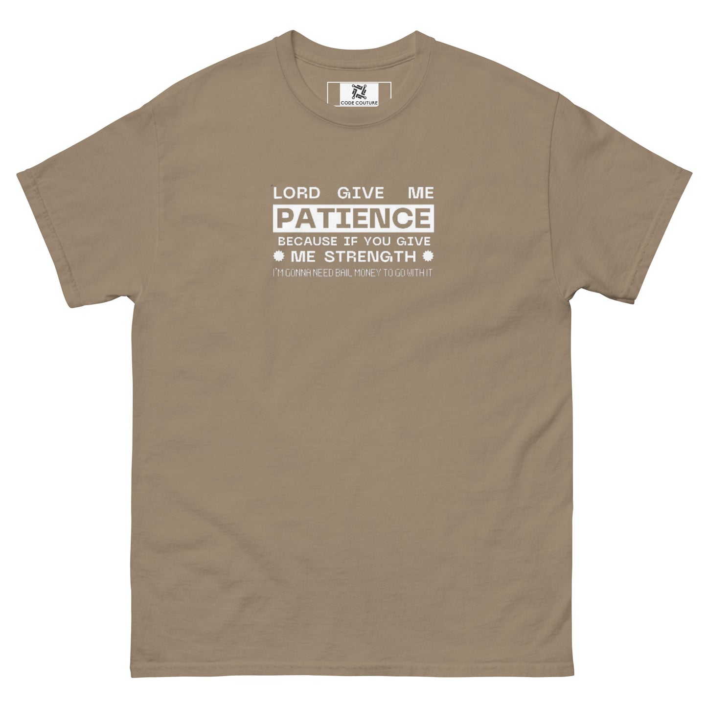 Patience classic tee - Dark