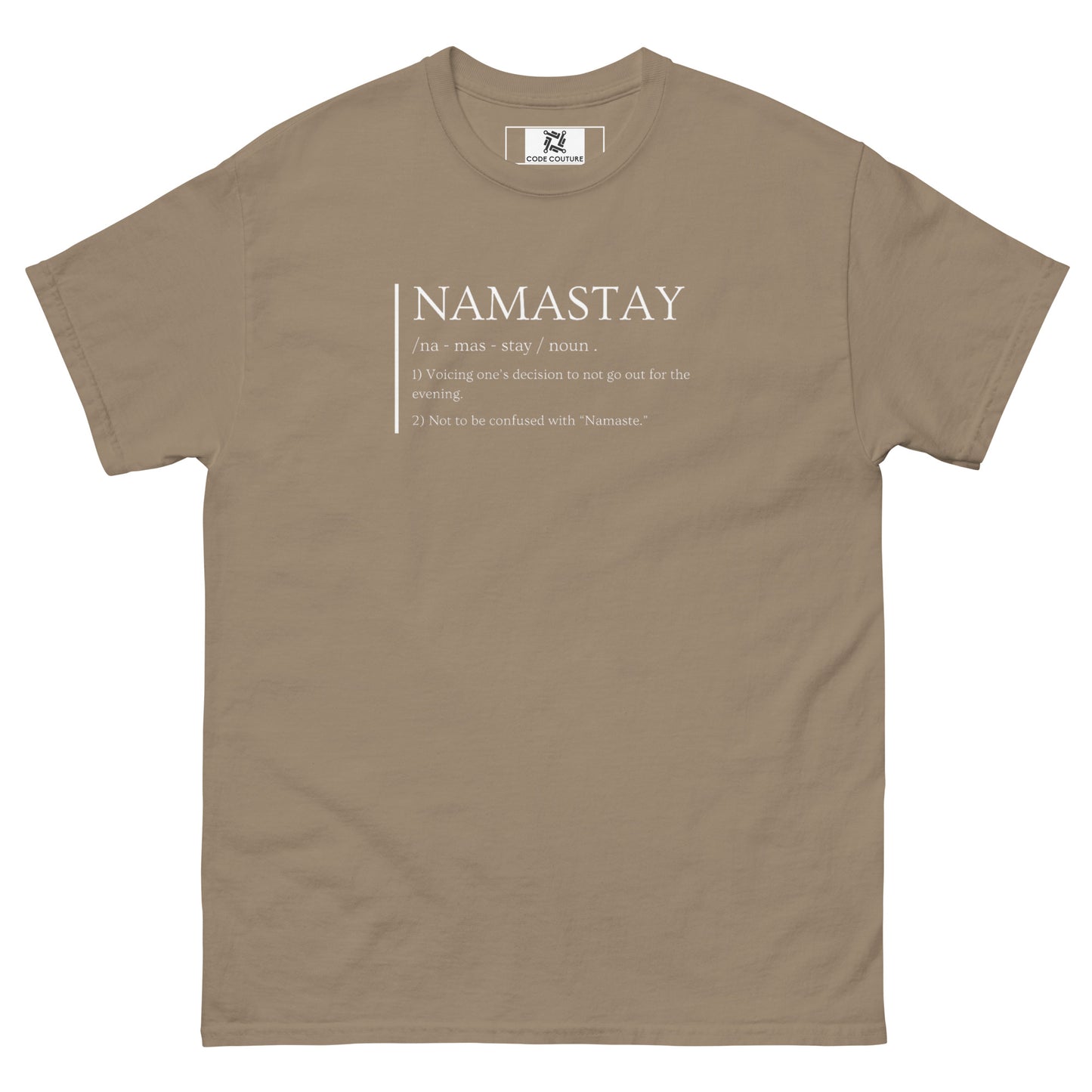 NAMASTAY tee - Dark