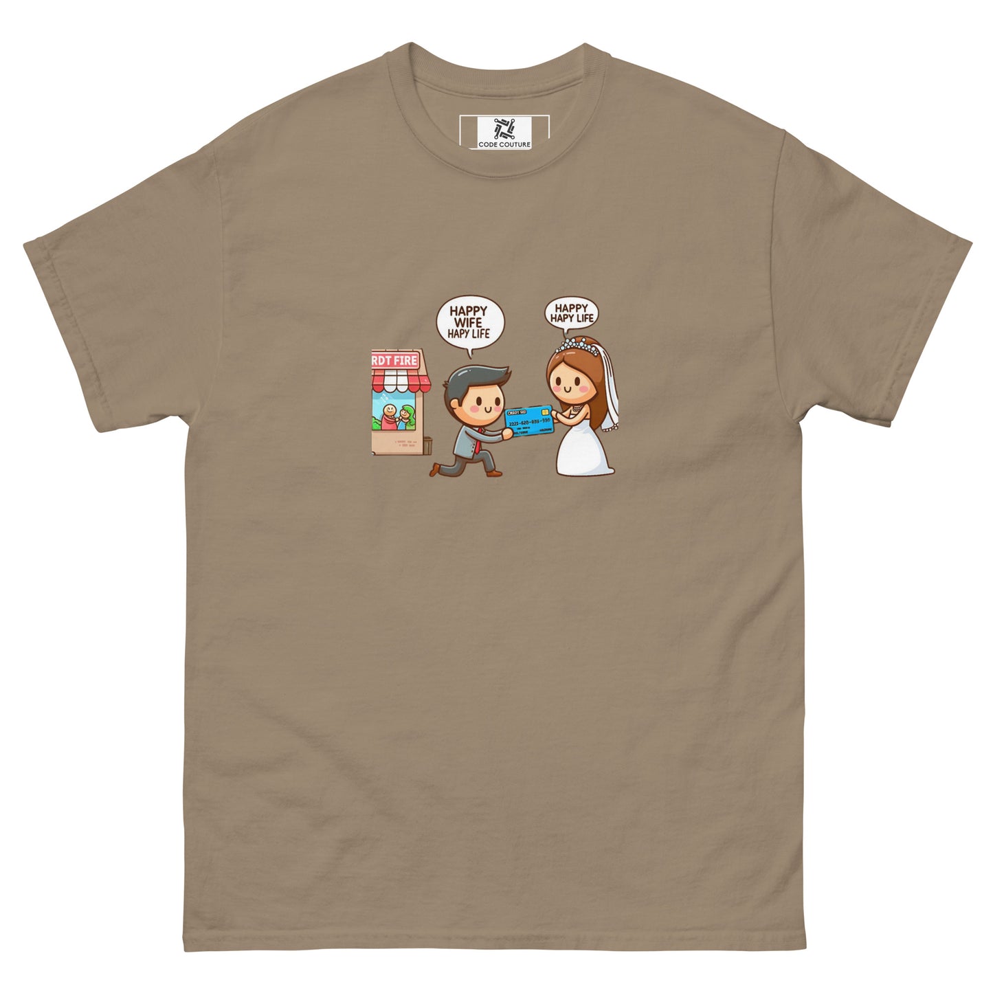 Happy Wife tee - Dark