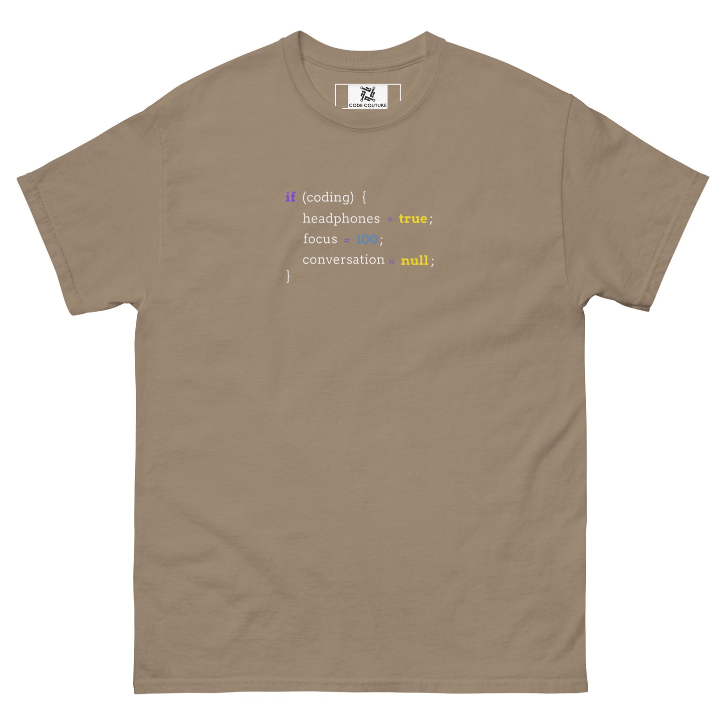 If Coding tee - Dark