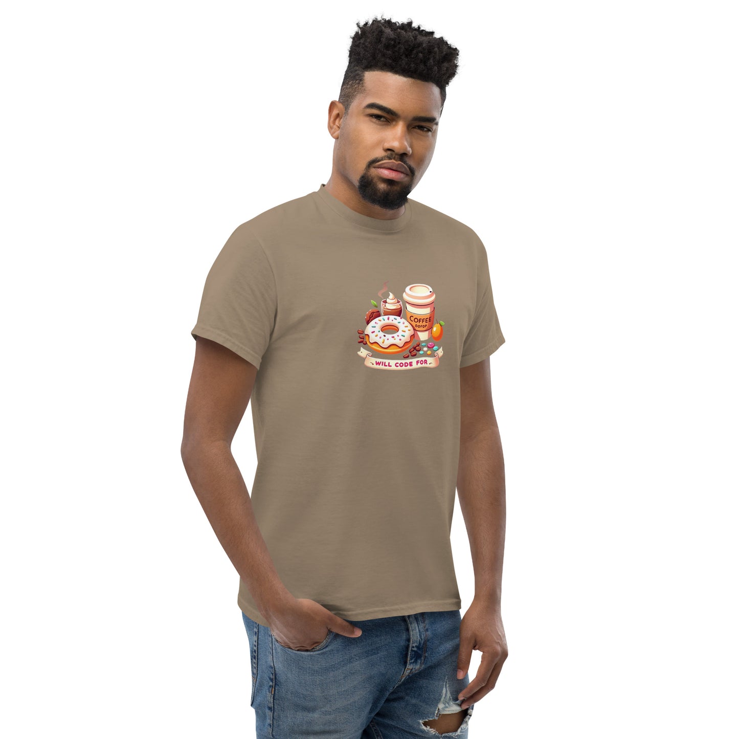 Code For Doughnuts tee - Dark