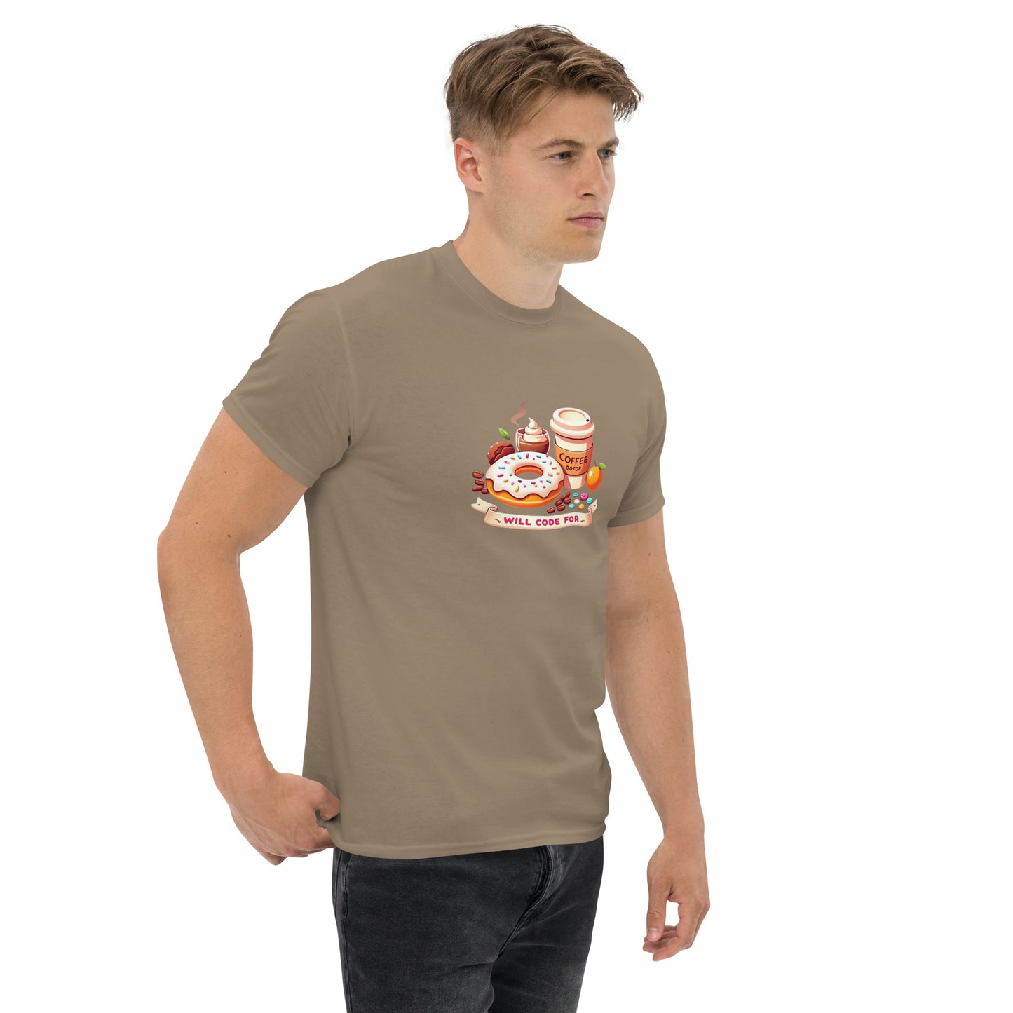 Code For Doughnuts tee - Dark