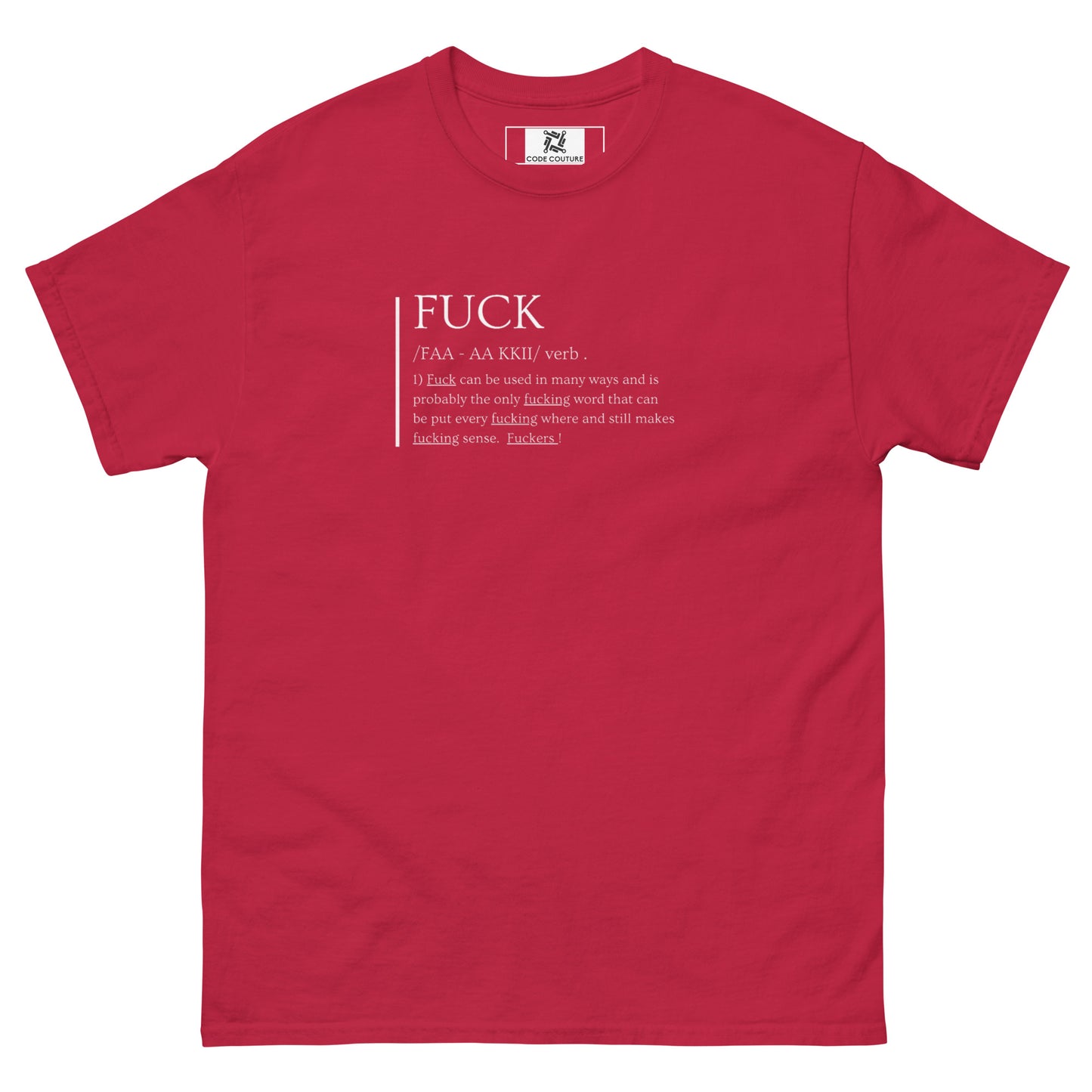 F#%K Definition tee - Dark