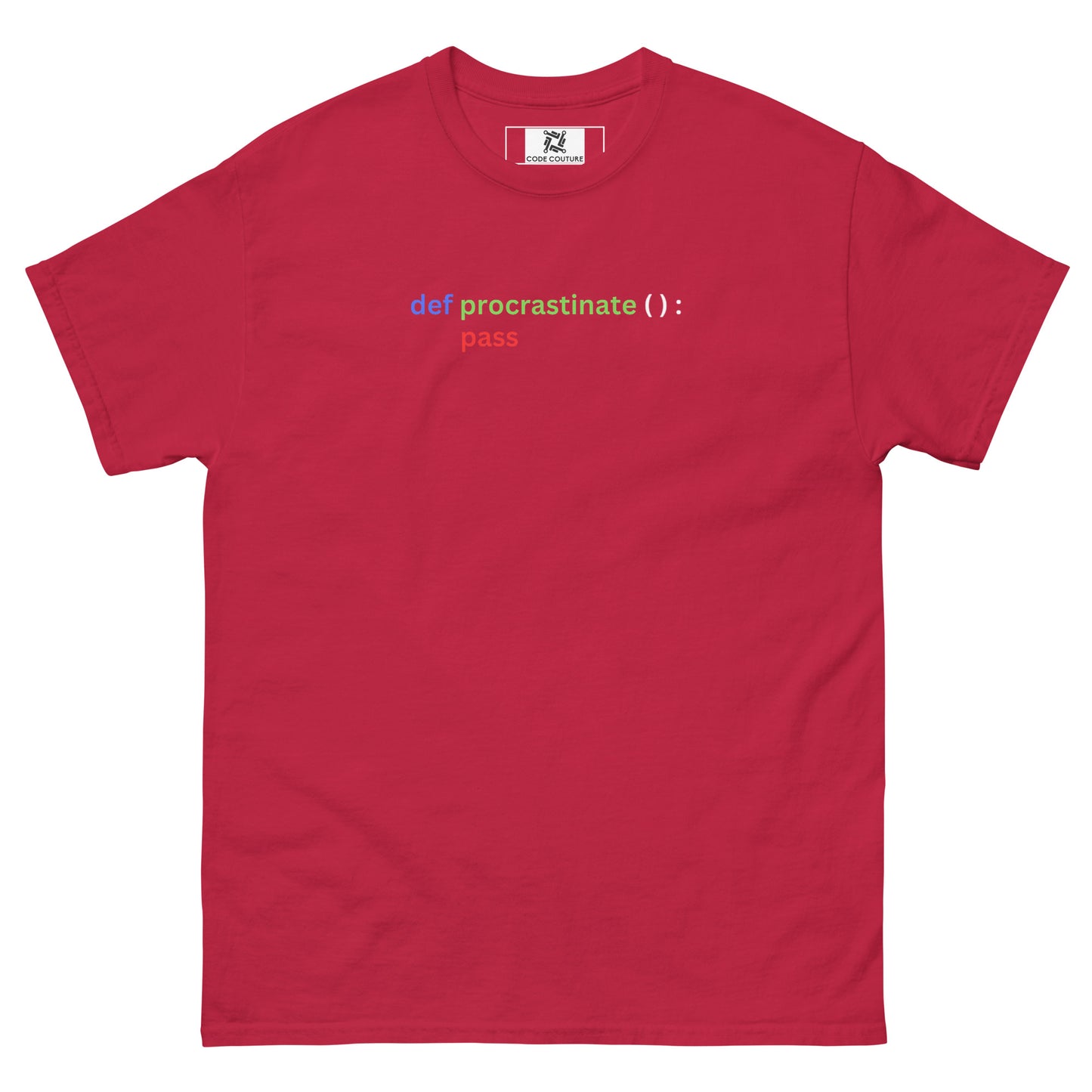 Procrastinate tee - Dark