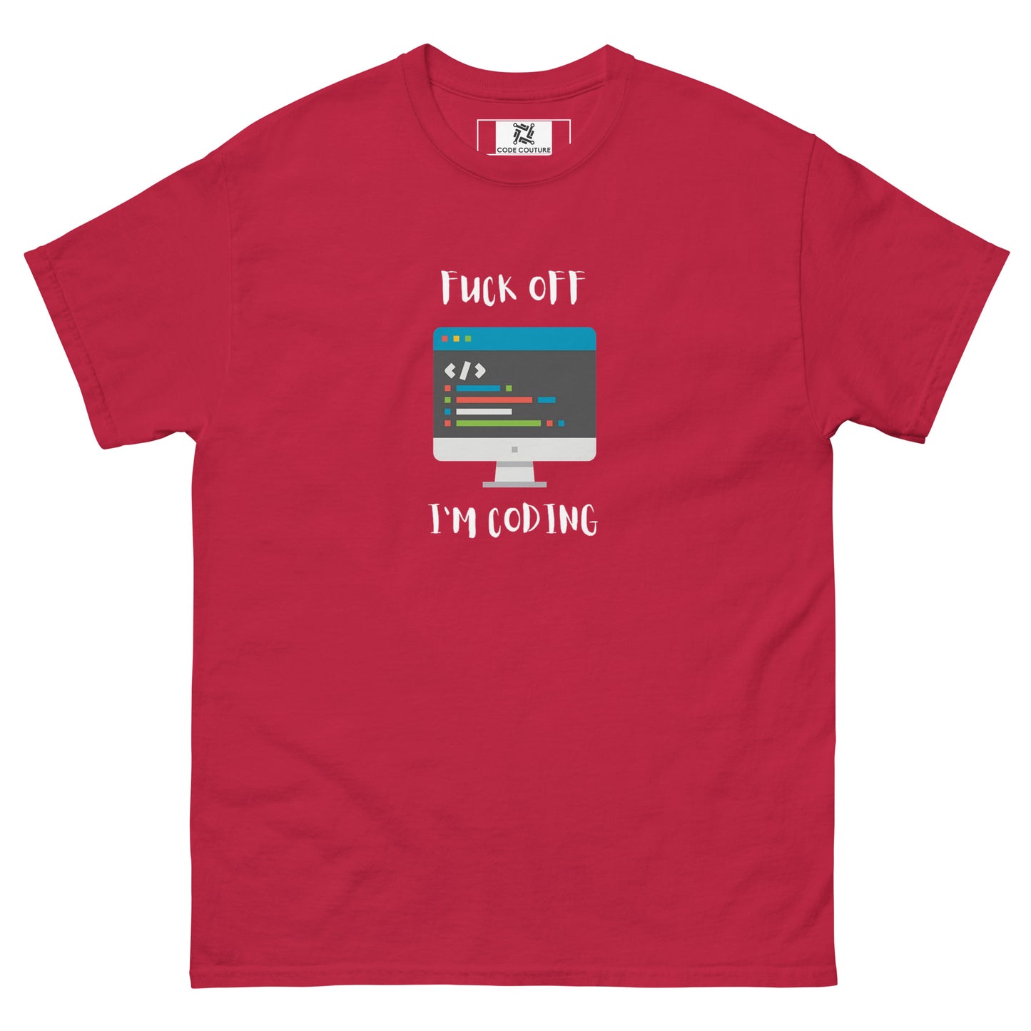 F Off I'm Coding tee - Dark