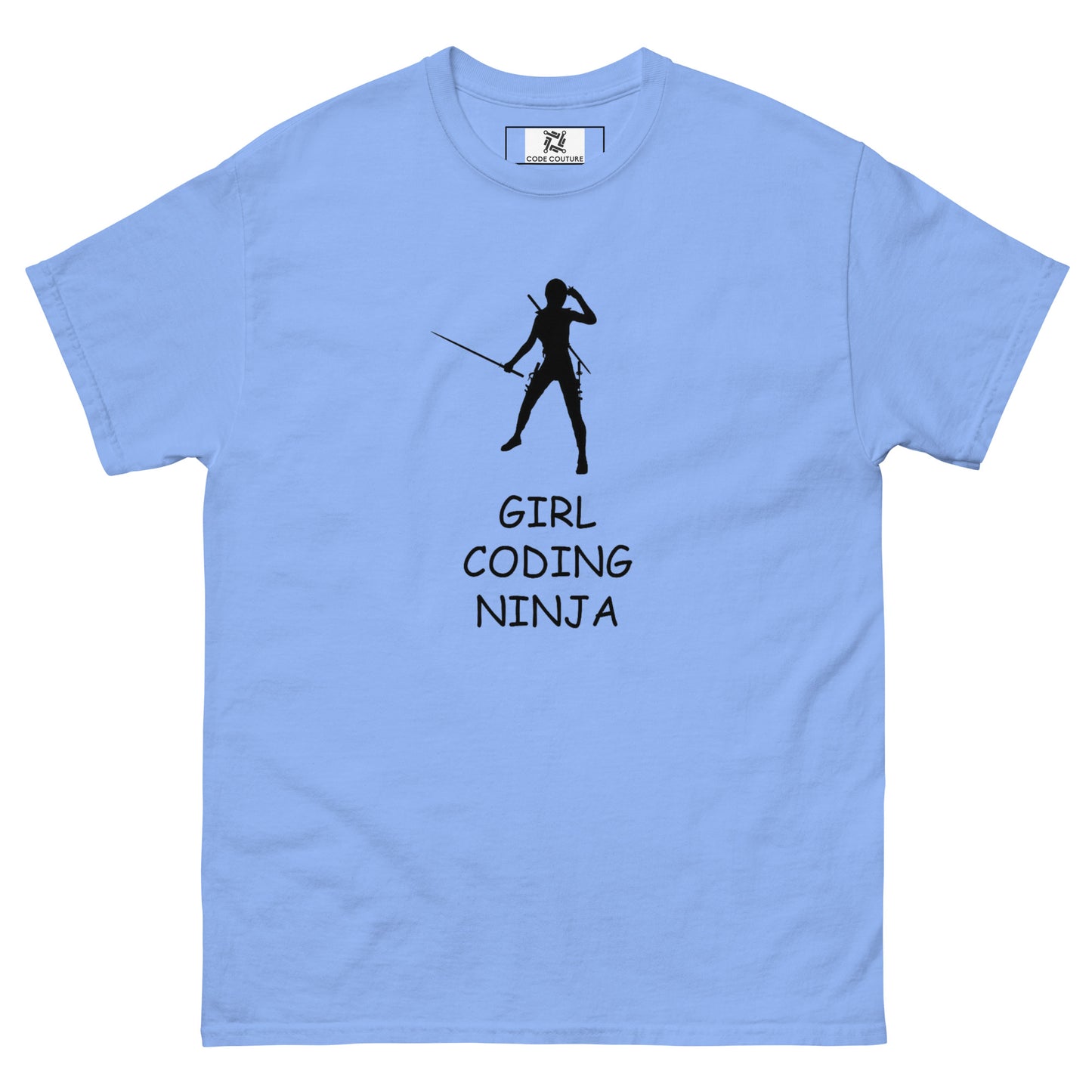 Girl Coding Ninja classic tee