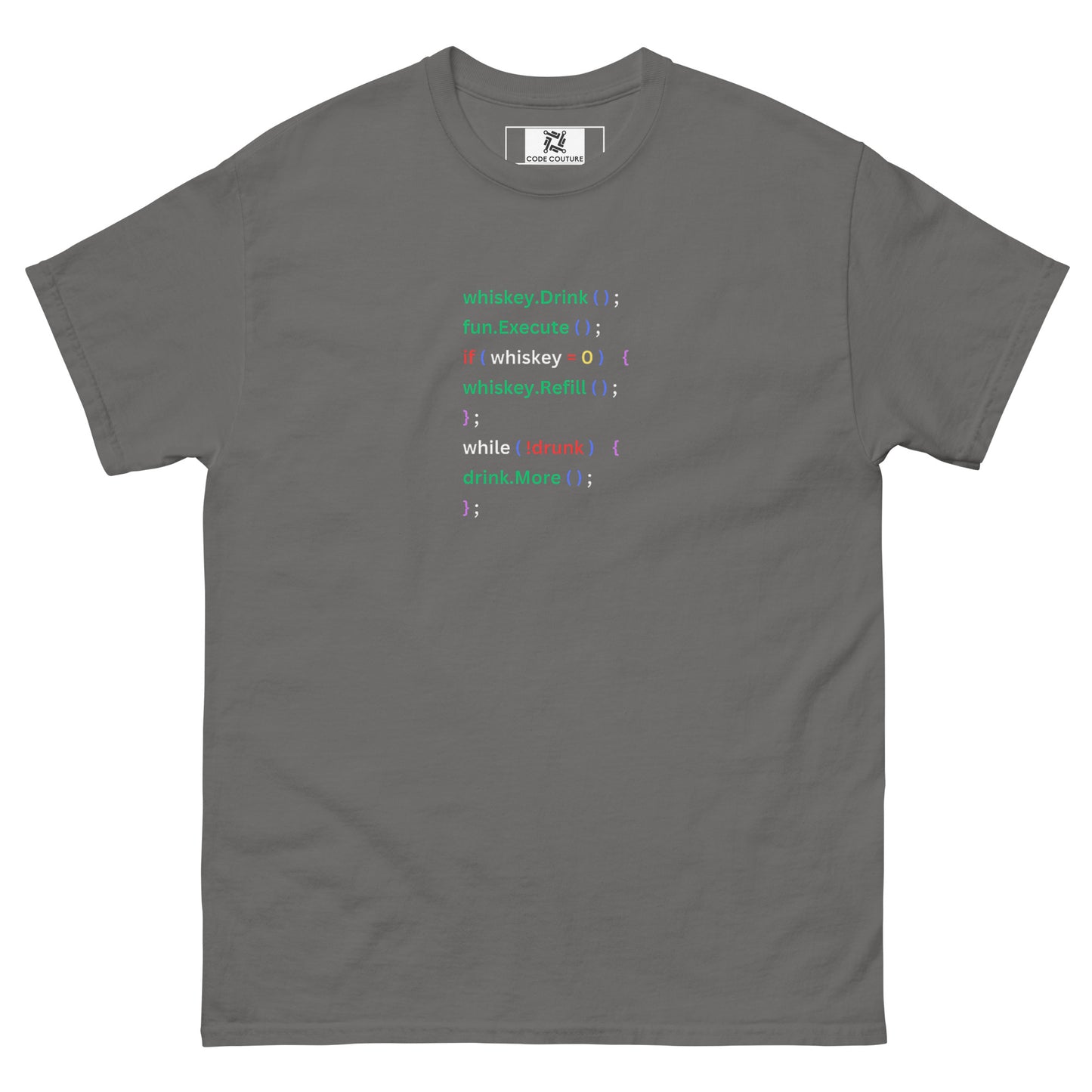 Whiskey Code tee - Dark