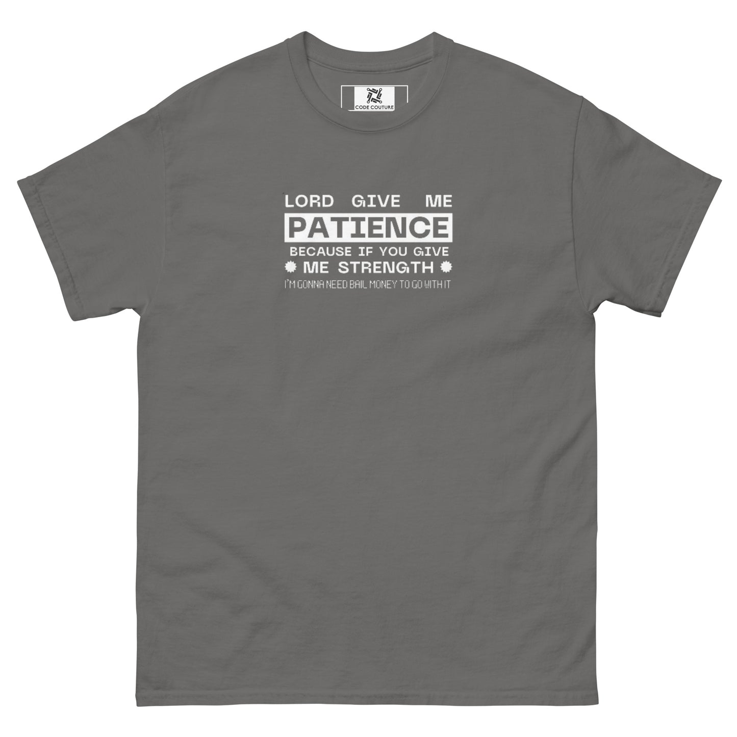 Patience classic tee - Dark