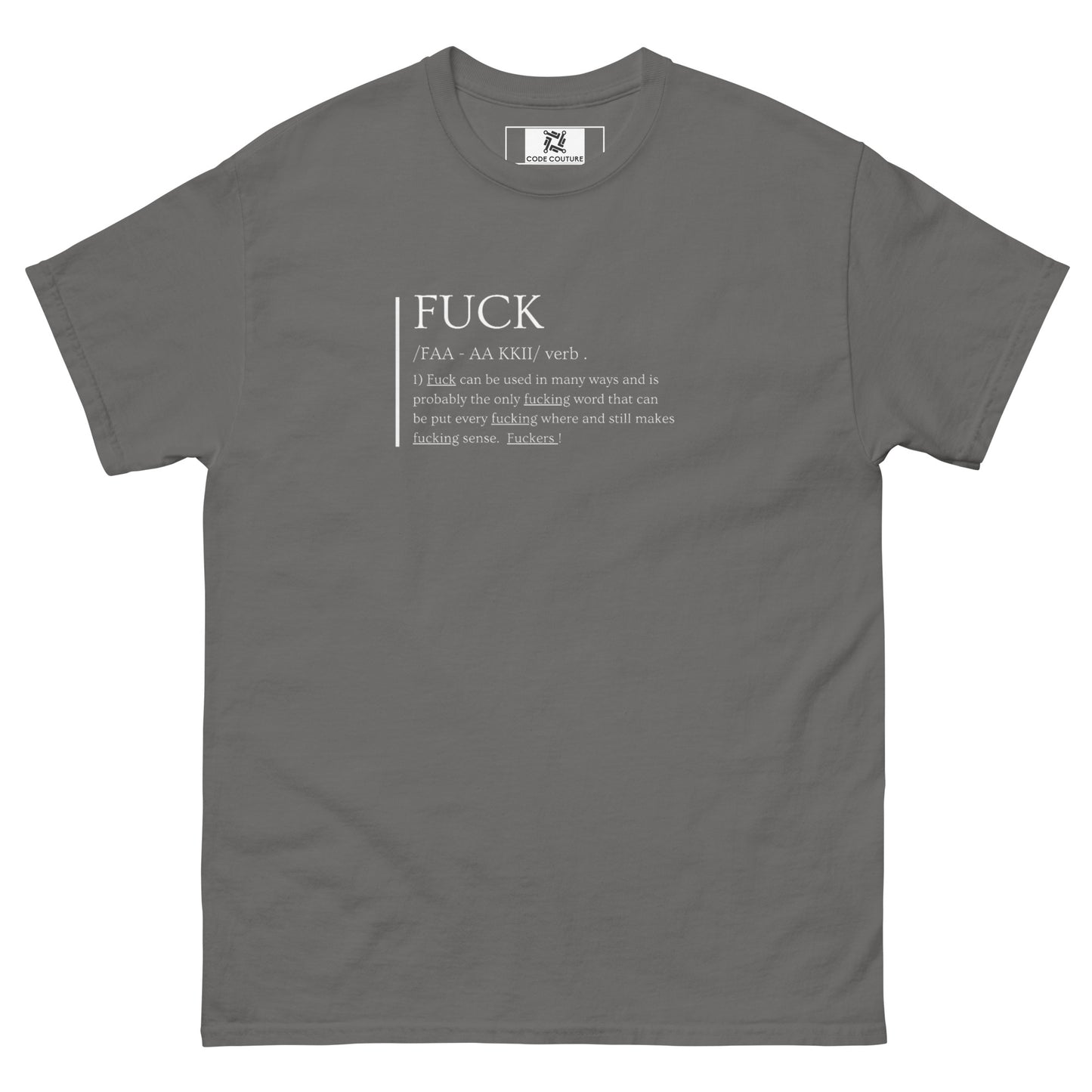 F#%K Definition tee - Dark