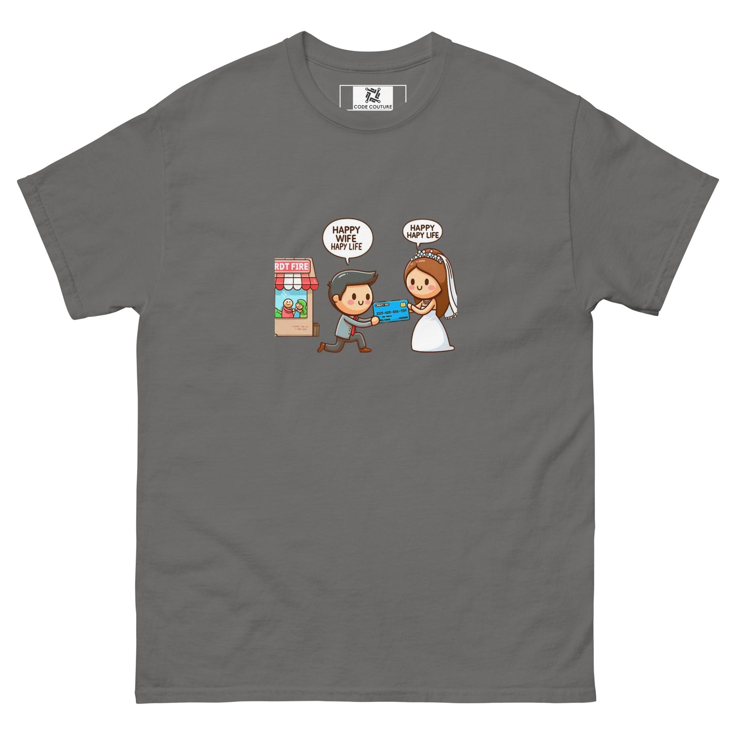 Happy Wife tee - Dark