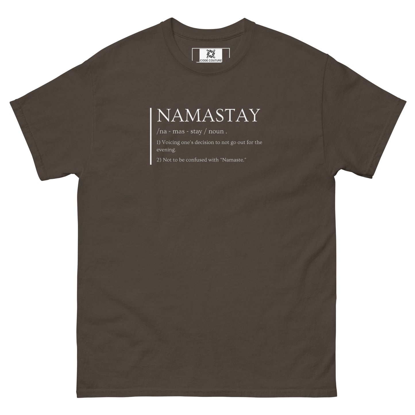 NAMASTAY tee - Dark