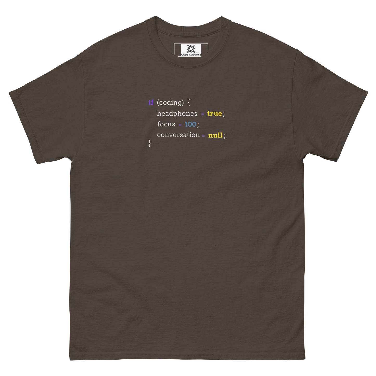 If Coding tee - Dark