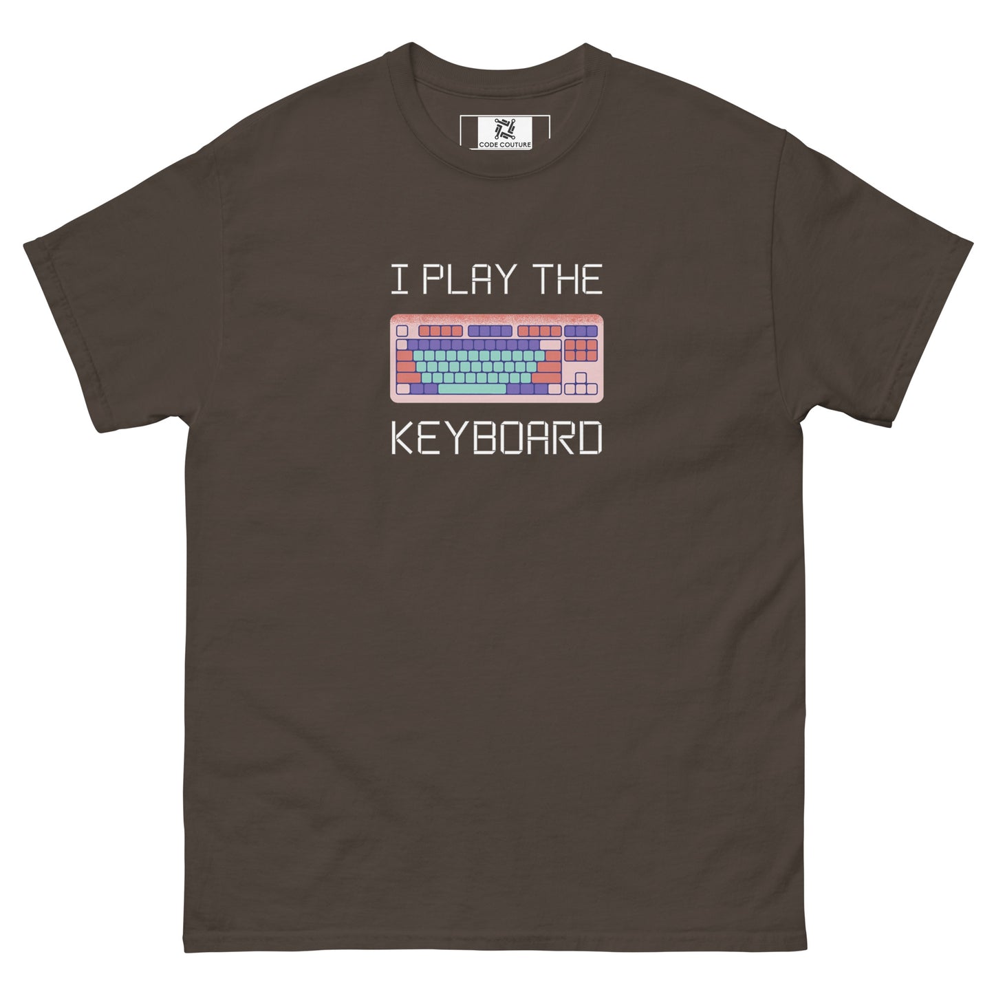 Play The Keyboard tee - Dark