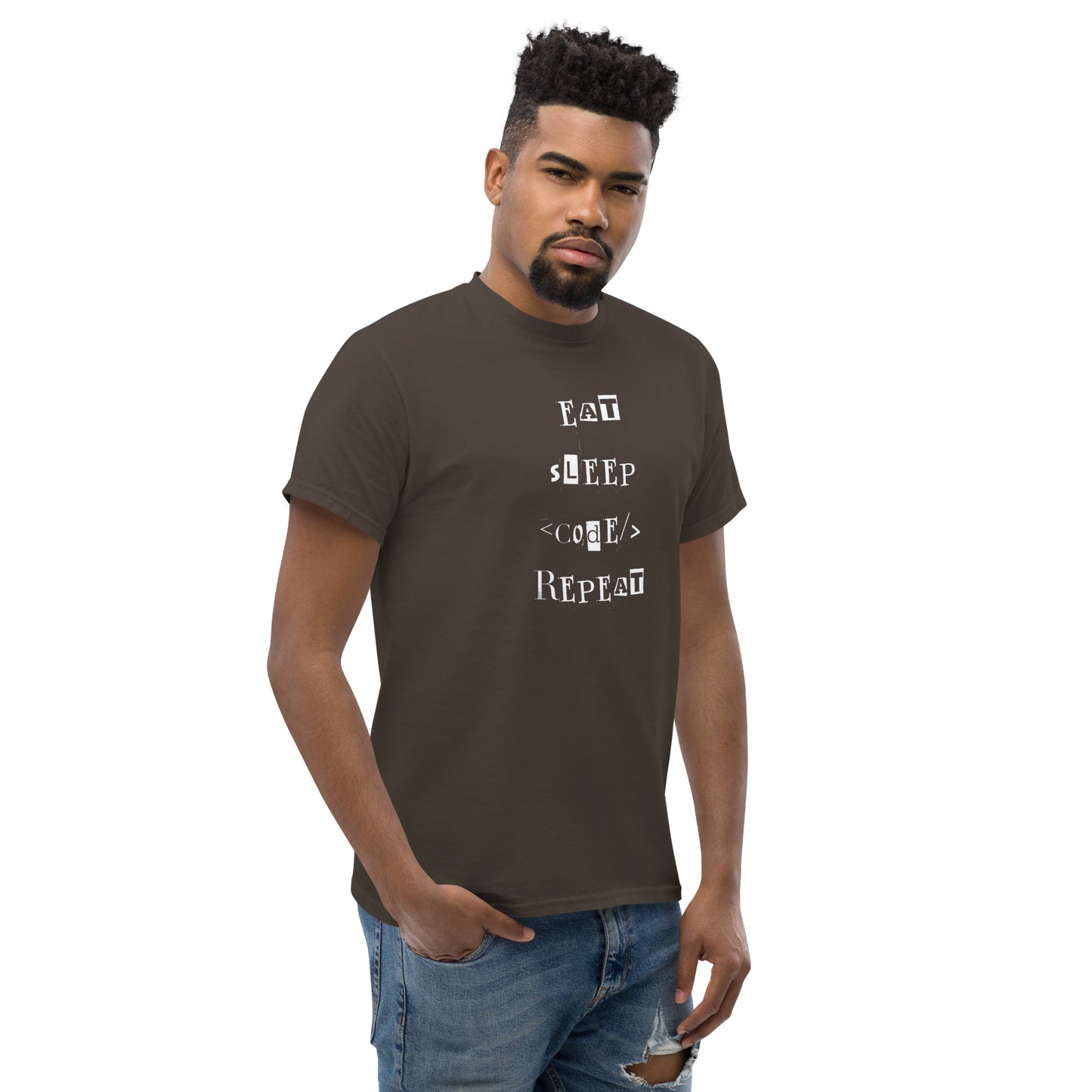 Eat & Repeat tee - Dark