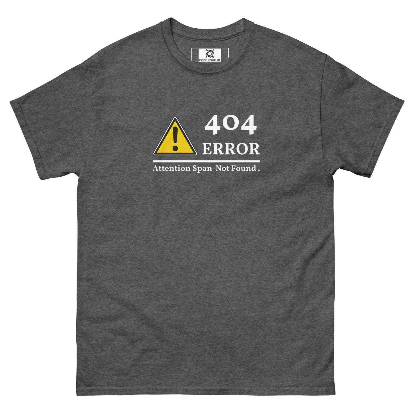 Error 404 tee - Dark