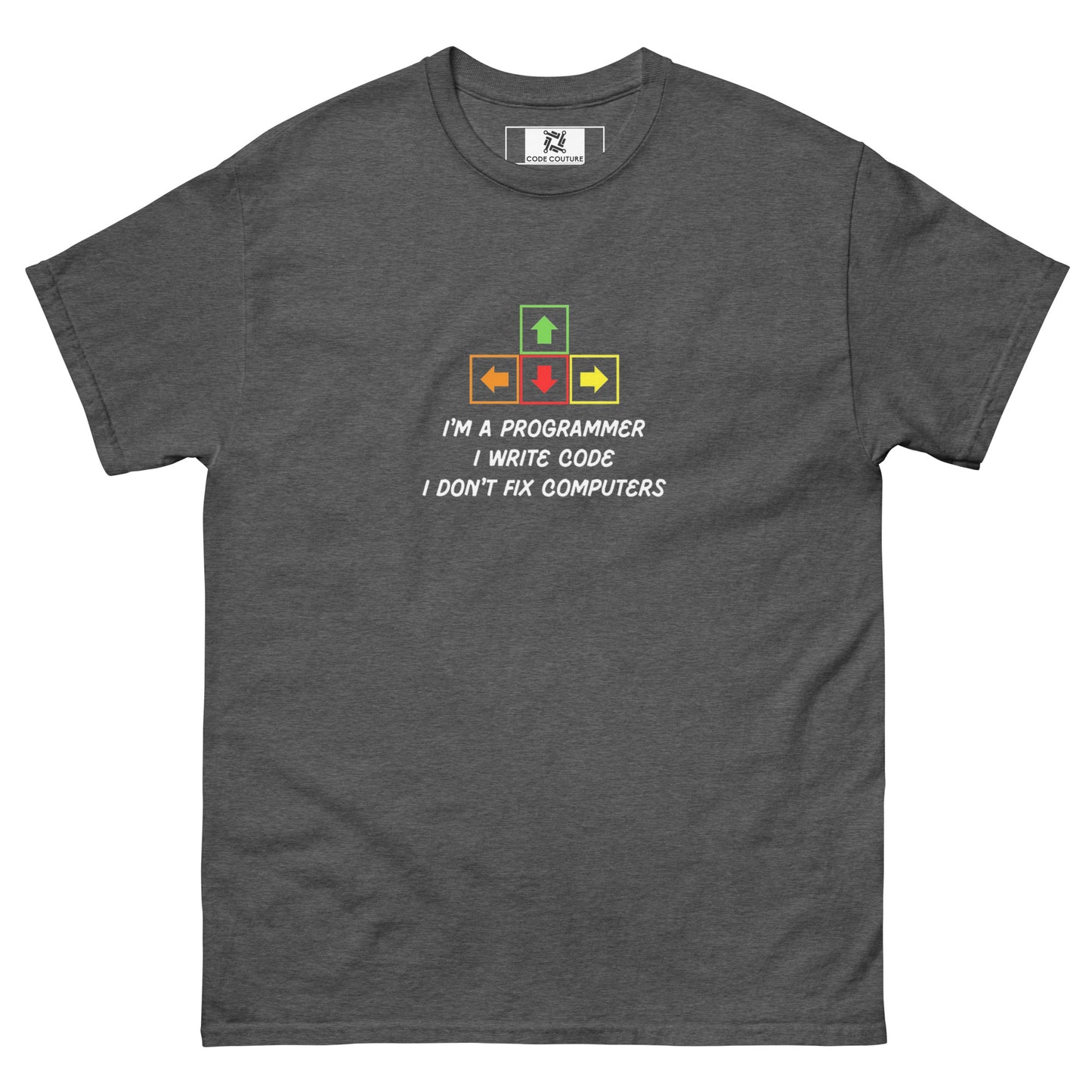 I Write Code tee - Dark