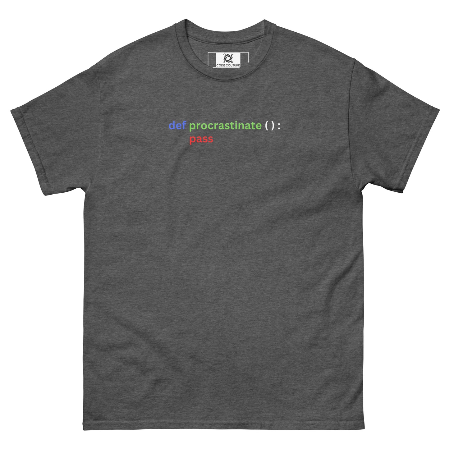 Procrastinate tee - Dark