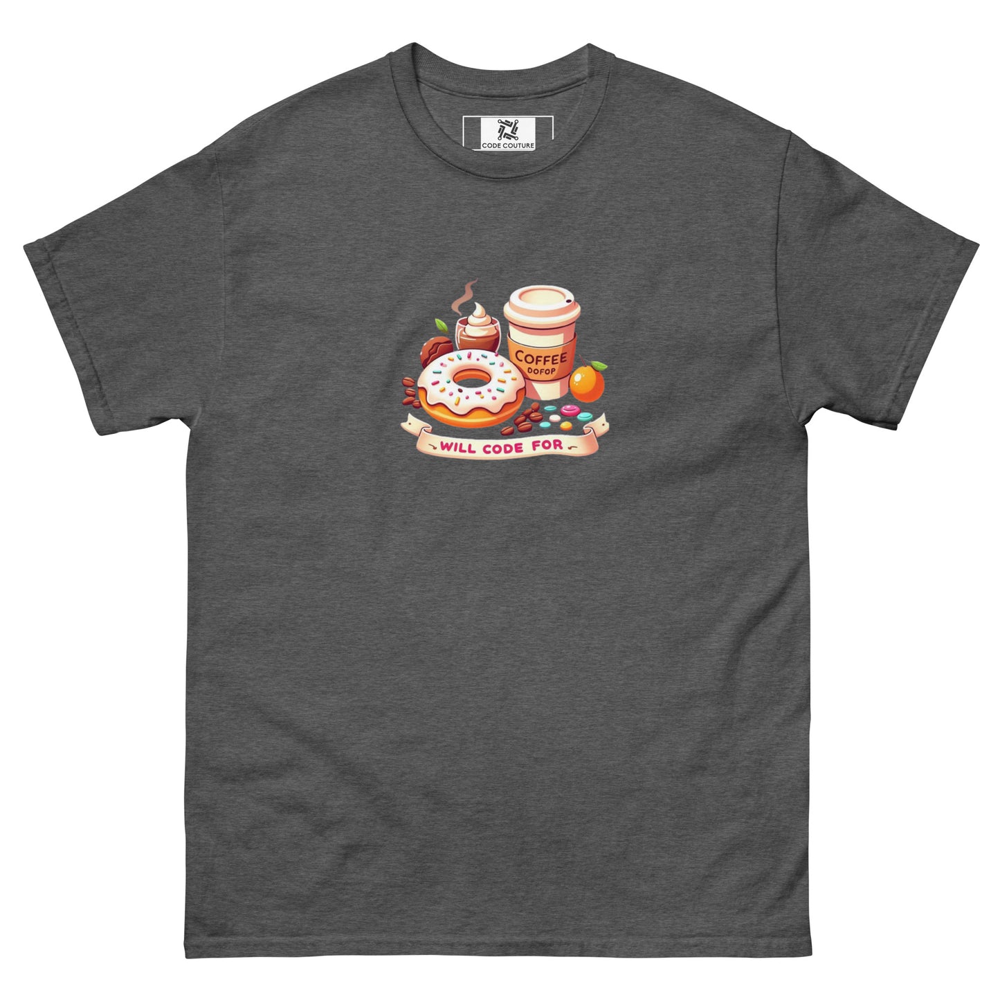 Code For Doughnuts tee - Dark